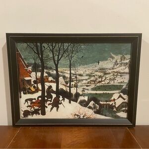 Hunters in the Snow 17x13 Pieter Bruegel Framed Print Renaissance Wall Art